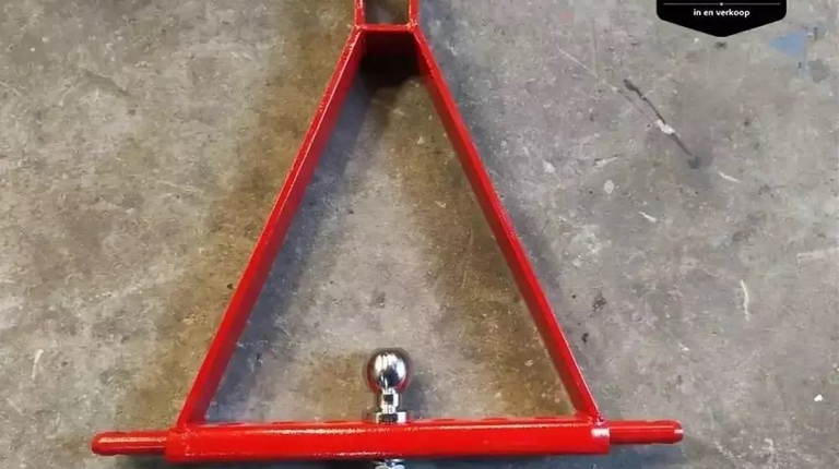 Aanhanger Trekbok Zwart-Rood